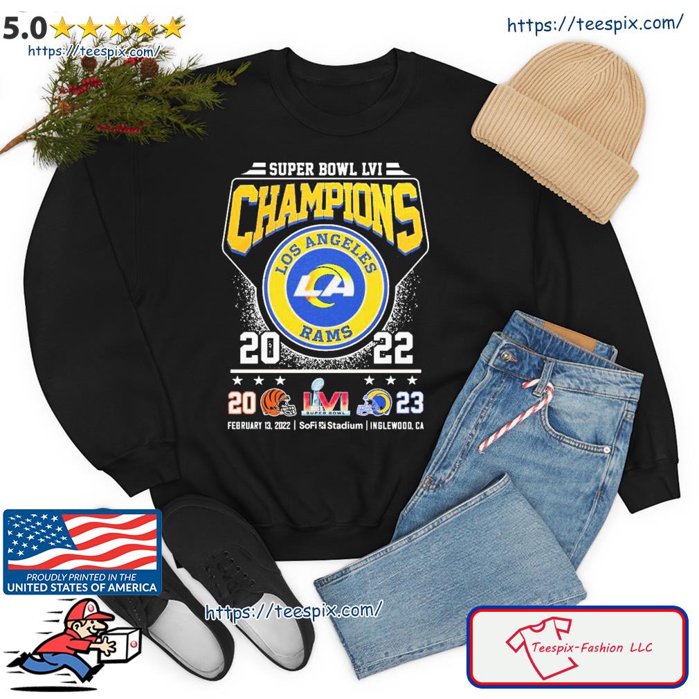 Los Angeles Rams Super Bowl LVI Champions 13 2022 shirt, hoodie, sweater,  long sleeve and tank top