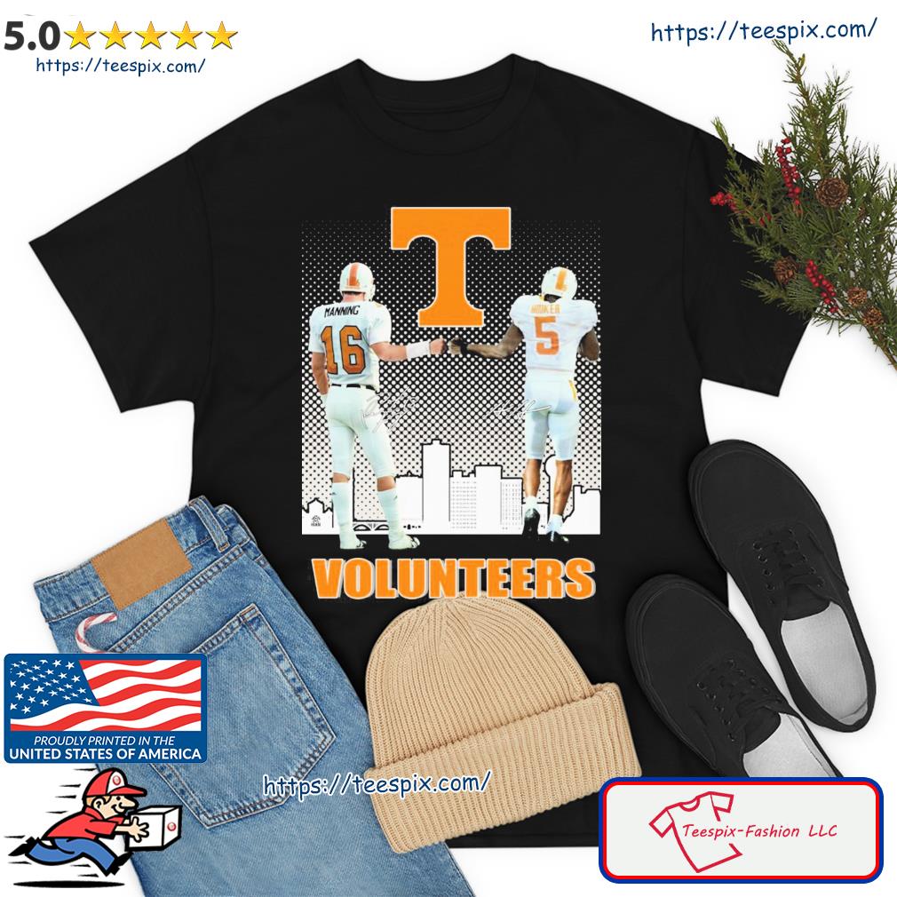 Tennessee Volunteers Skyline Peyton Manning And Hendon Hooker