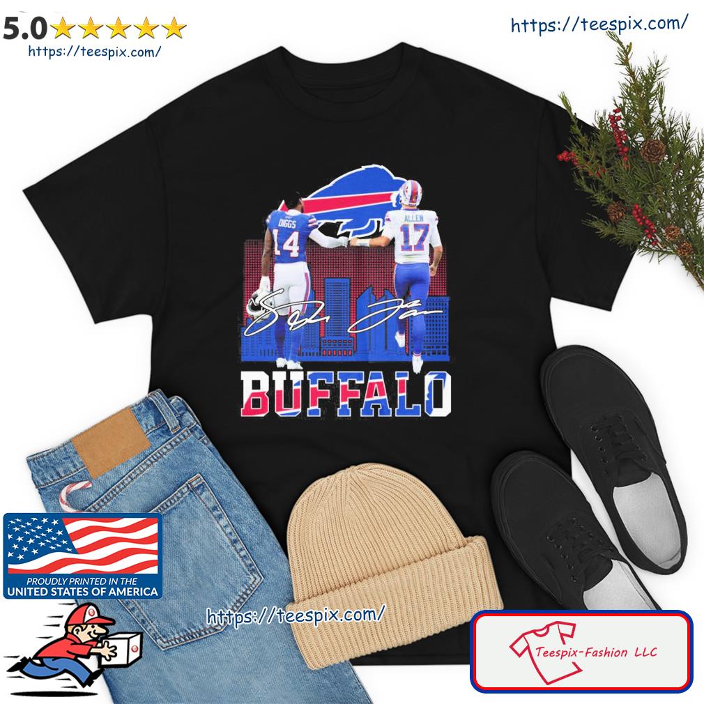 Official the Bills signatures devin singletary jordan poyer sefon diggs  josh allen Buffalo Bills NFL T-shirts, hoodie, sweater, long sleeve and  tank top