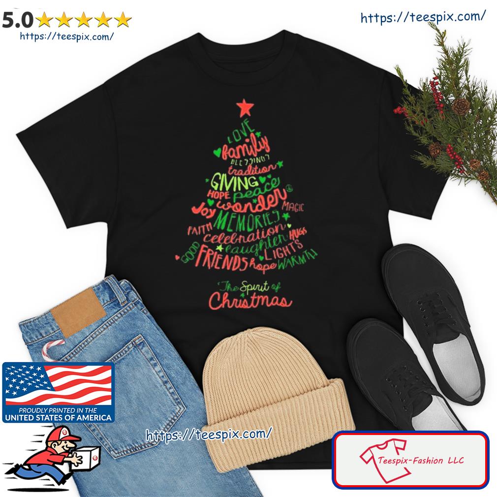 The Spirit Of Christmas Tree Shirt