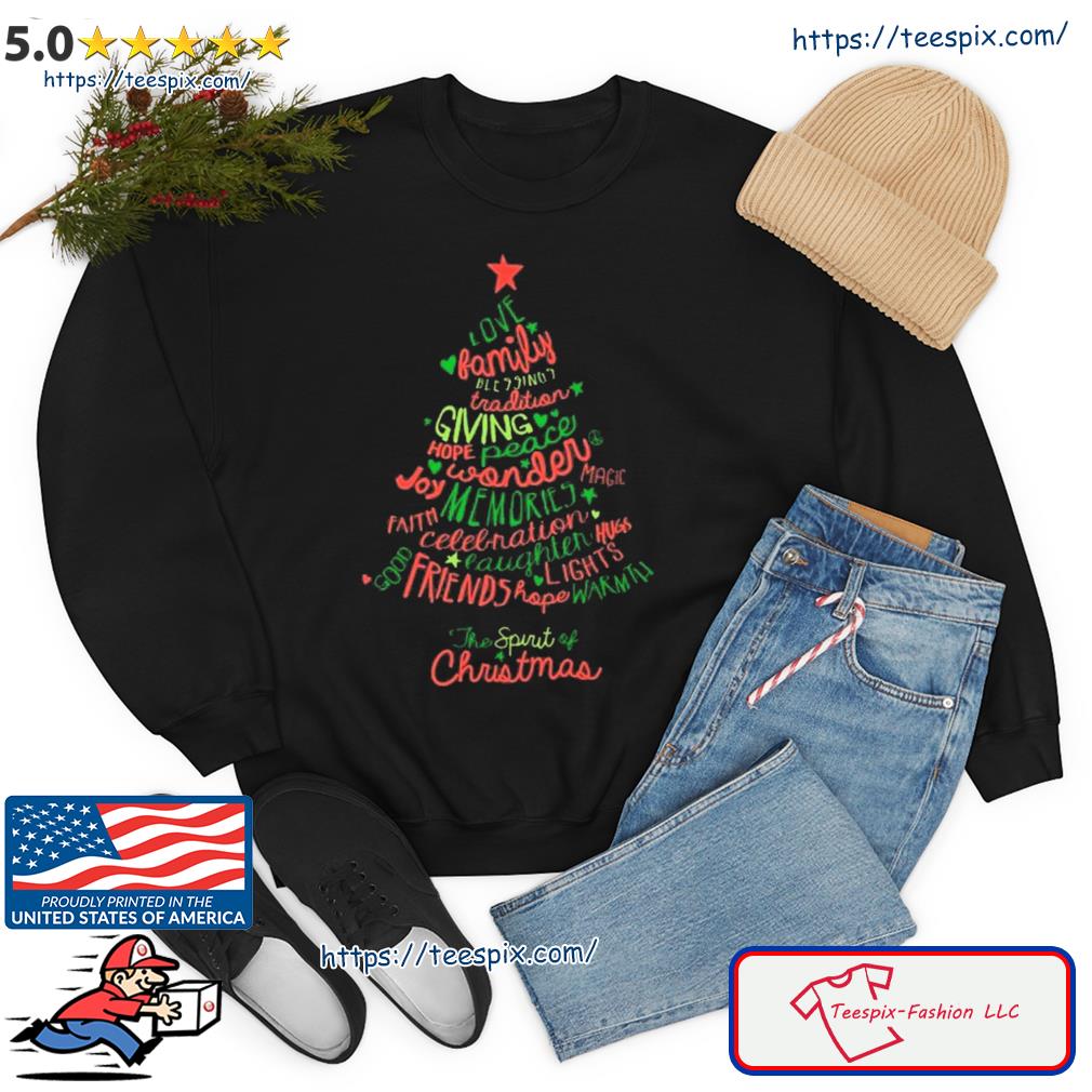 The Spirit Of Christmas Tree Shirt Sweater