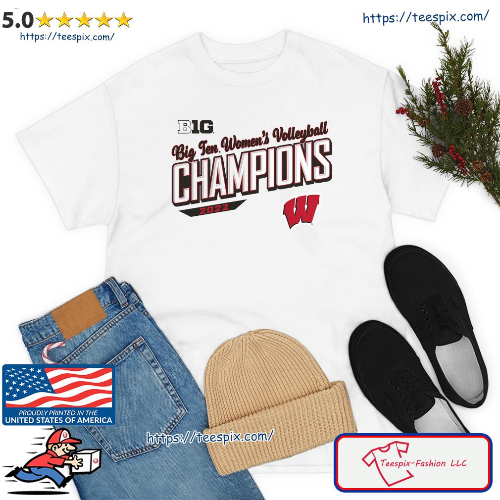 Official Wisconsin Volleyball B1G Volleyball Championship 2021 Women's shirt,  hoodie, sweater, long sleeve and tank top