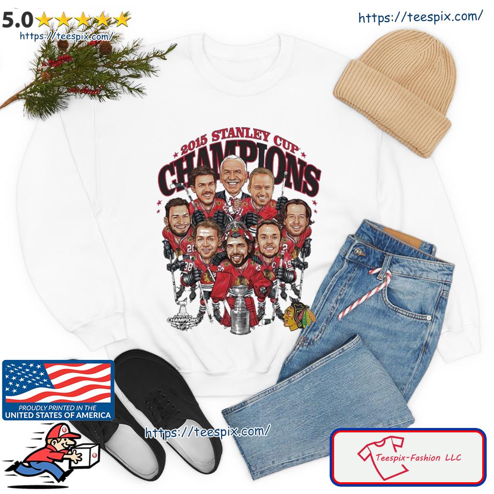 2015 Champions Stanley Cup Ice Hockey Chicago Blackhawks Shirt