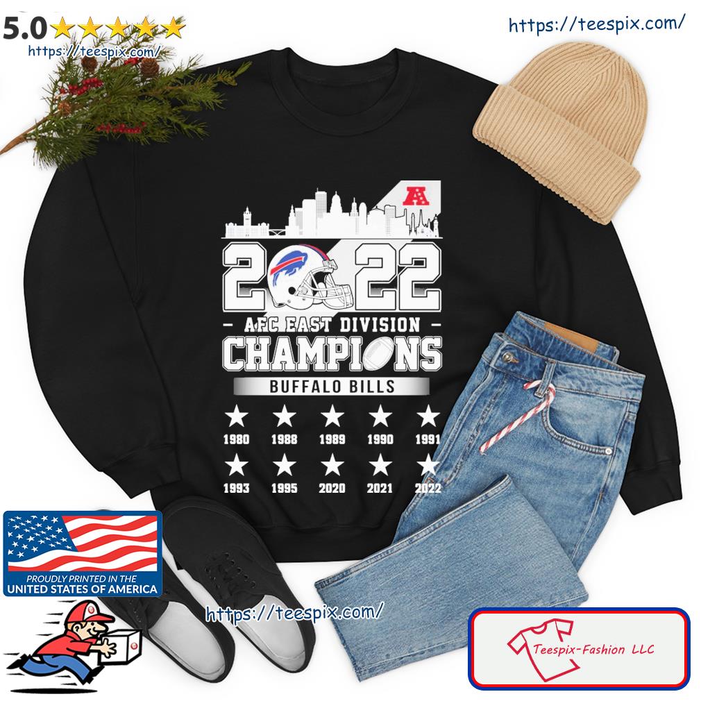 2022 AFC East Champions Buffalo Bills 1980-2022 Shirt, hoodie, sweater,  long sleeve and tank top