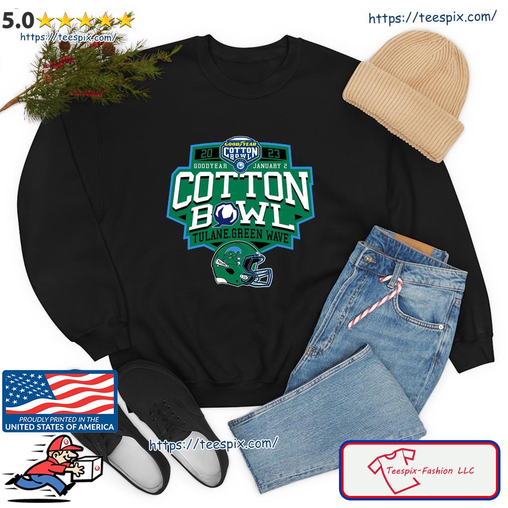 Tulane Green Wave 2023 Goodyear Cotton Bowl Shirt - Barstool Sports Store