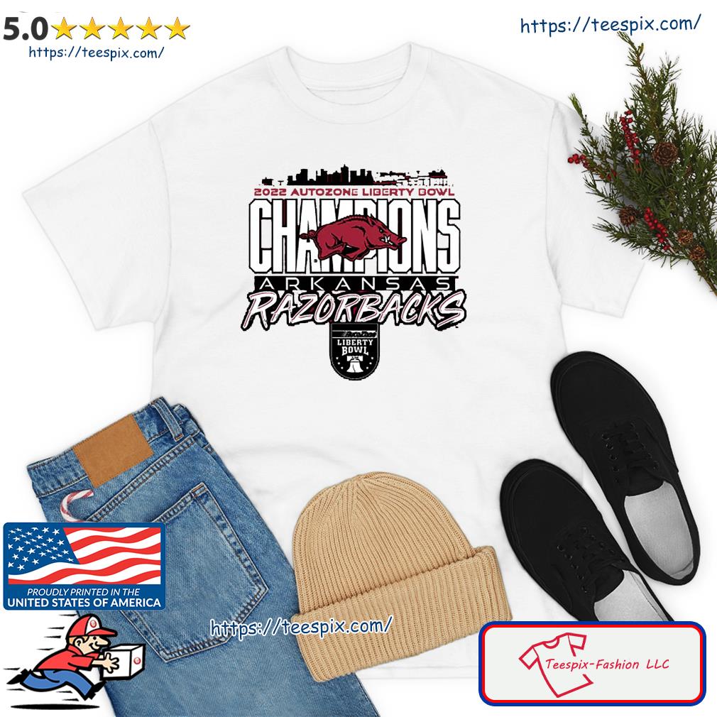 Arkansas Champions 2022 Autozone Liberty Bowl Shirt