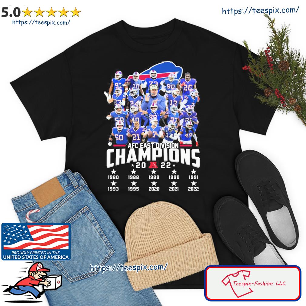 Buffalo Bills Team Football AFC East Division Champions 2022 shirt