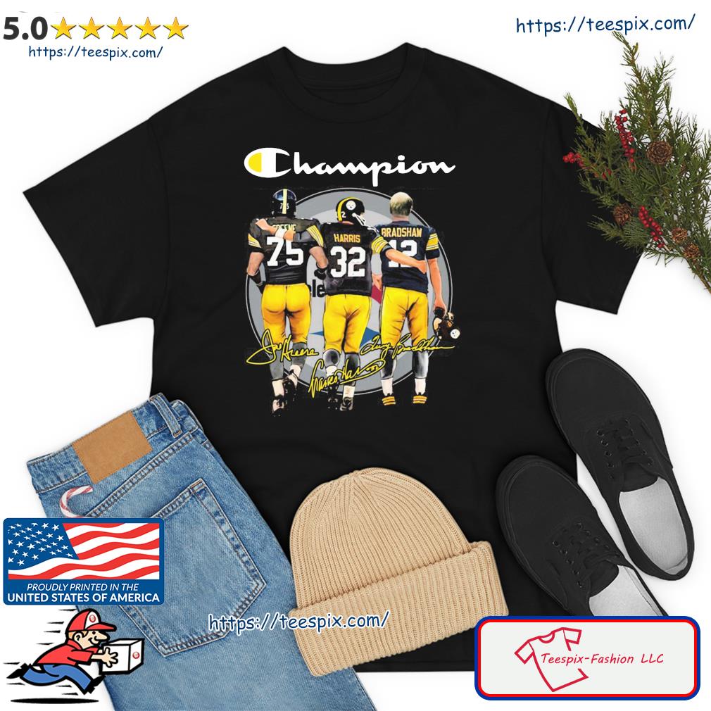 The Steelers Joe Greene Jack Lambert Franco Harris Terry Bradshaw T-Shirt -  TeeNavi