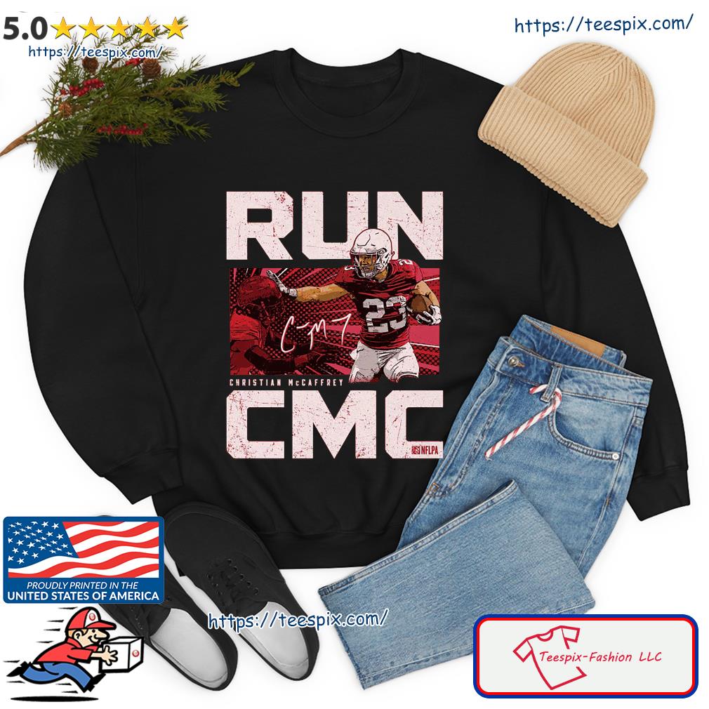 Christian Mccaffrey San Francisco 49ers Run CMC signature shirt