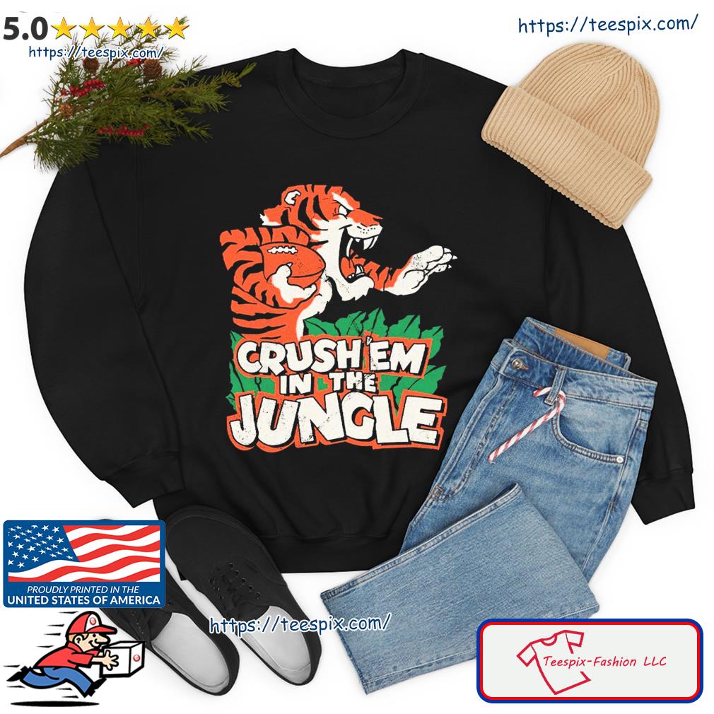 Cincinnati Bengals Crush 'em In The Jungle Shirt sweater