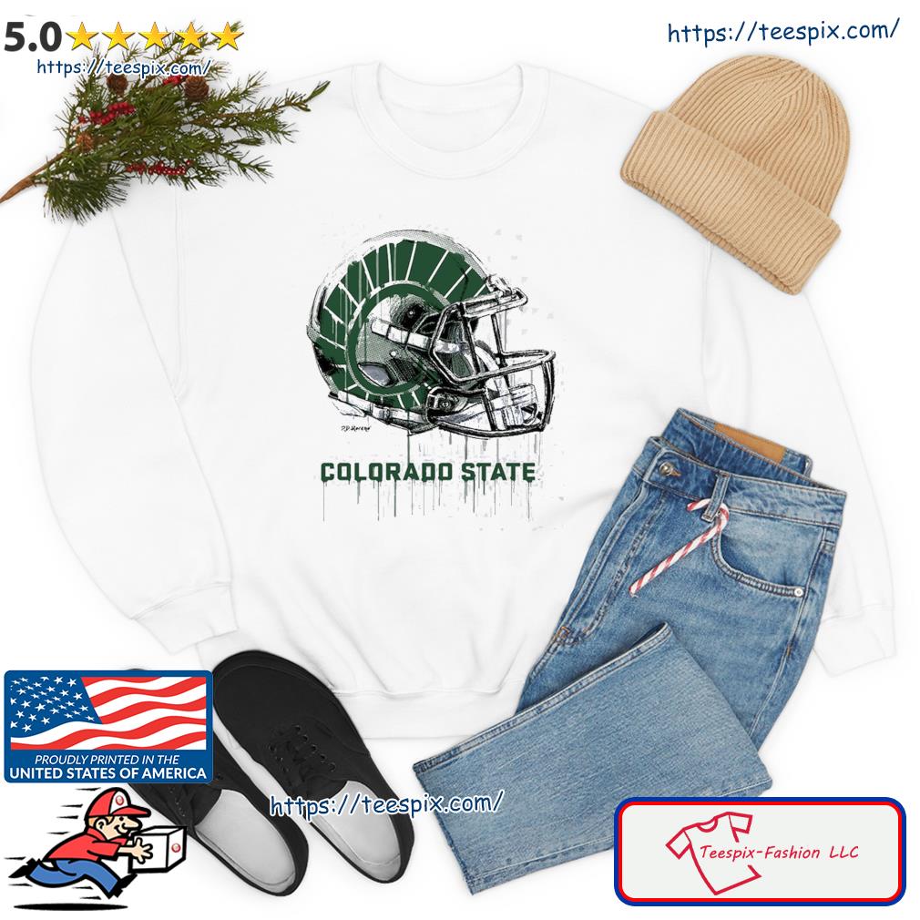 80s Colorado State Rams NCAA Football Helmet t-shirt Youth Small - The  Captains Vintage