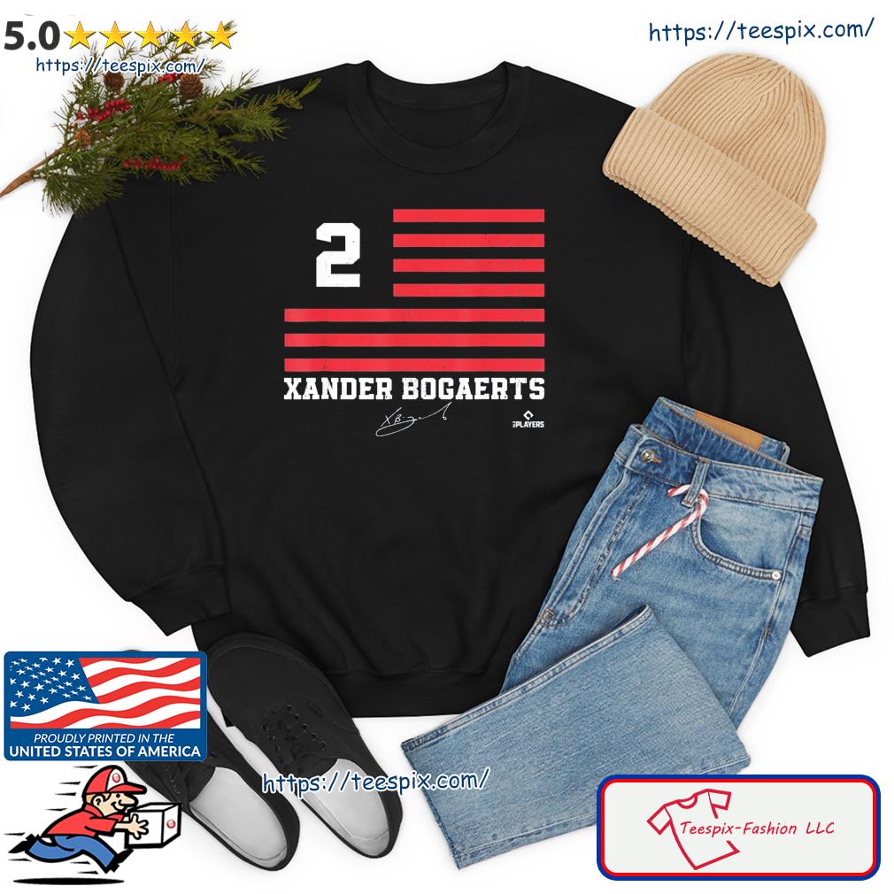 Official xander Bogaerts Flag T-Shirt, hoodie, sweater, long sleeve and  tank top