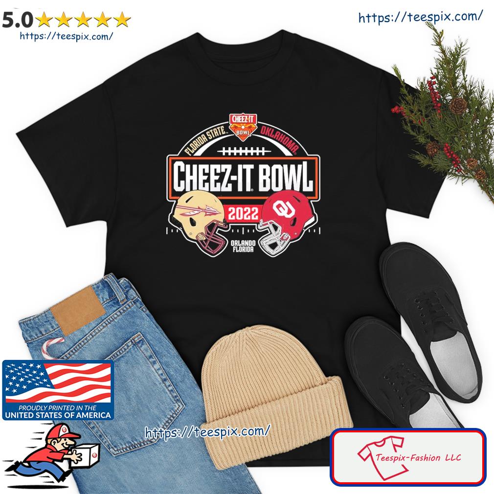 Florida State Vs Oklahoma Cheez-it Bowl 2022 Dueling Helmet Shirt