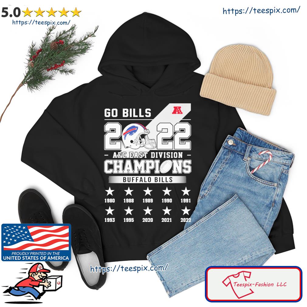 Buffalo Bills 2022 AFC East Champions Unisex Hoodie Sweatshirt