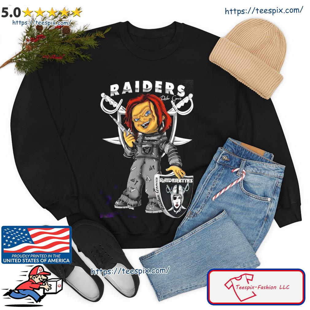 Horror Chucky Las Vegas Raiders Garcia shirt, hoodie, sweater, long sleeve  and tank top