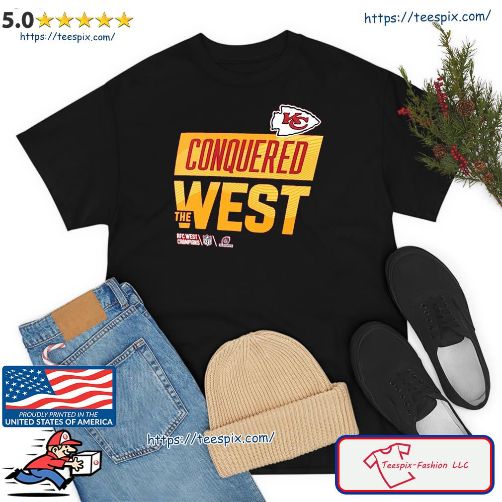 Kansas City Chiefs Conquered The West 2022 AFC West Division Champions Shirt,  hoodie, sweater, long sleeve and tank top