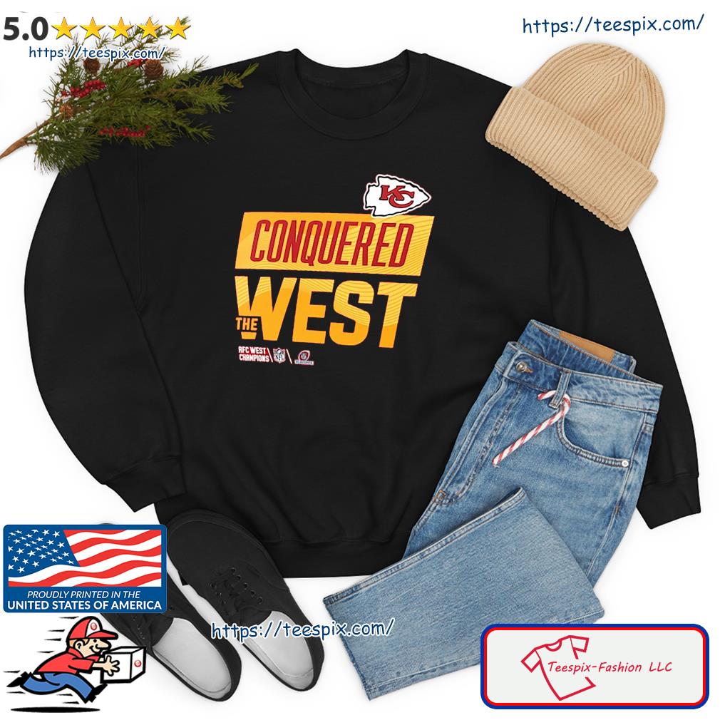 Kansas City Chiefs Conquered The West 2022 AFC West Division Champions  shirt, hoodie, sweater, long sleeve and tank top