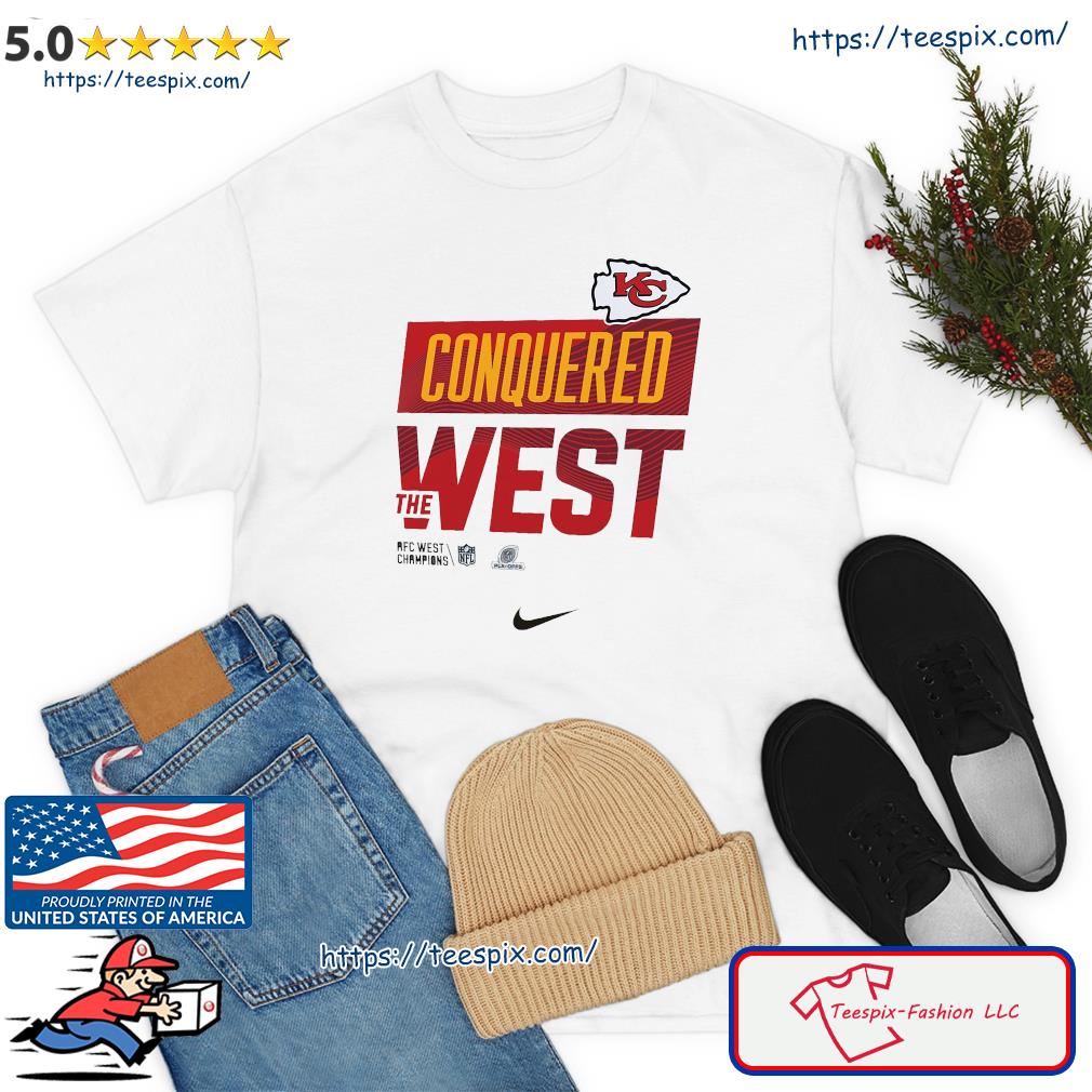 Conquered The West Kansas City Chiefs 2022 Afc West Division Champions Shirt,  hoodie, sweater, long sleeve and tank top