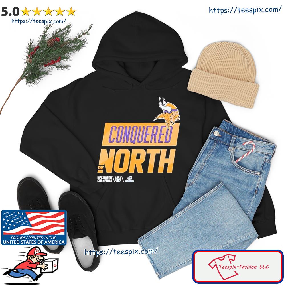 Minnesota Vikings Conquered The North logo T-shirt, hoodie