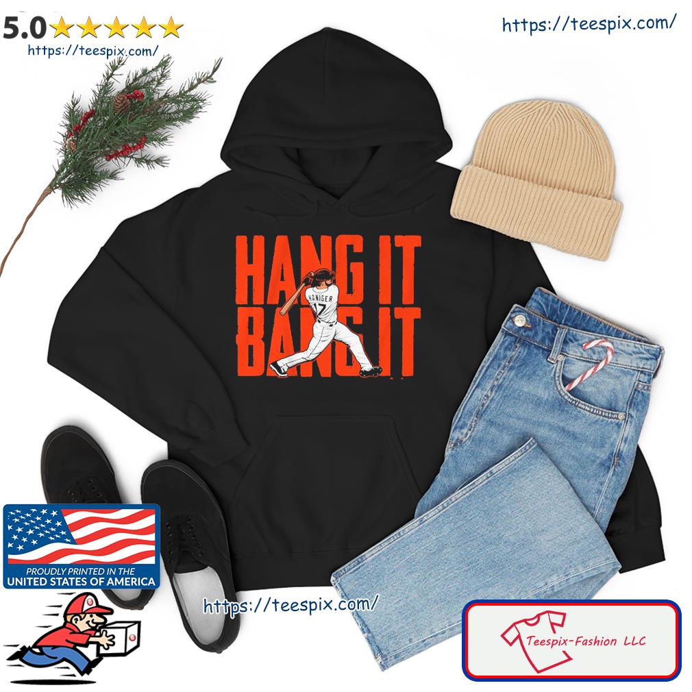 Mitch Haniger Hang It Bang It San Francisco Long Sleeve Shirt