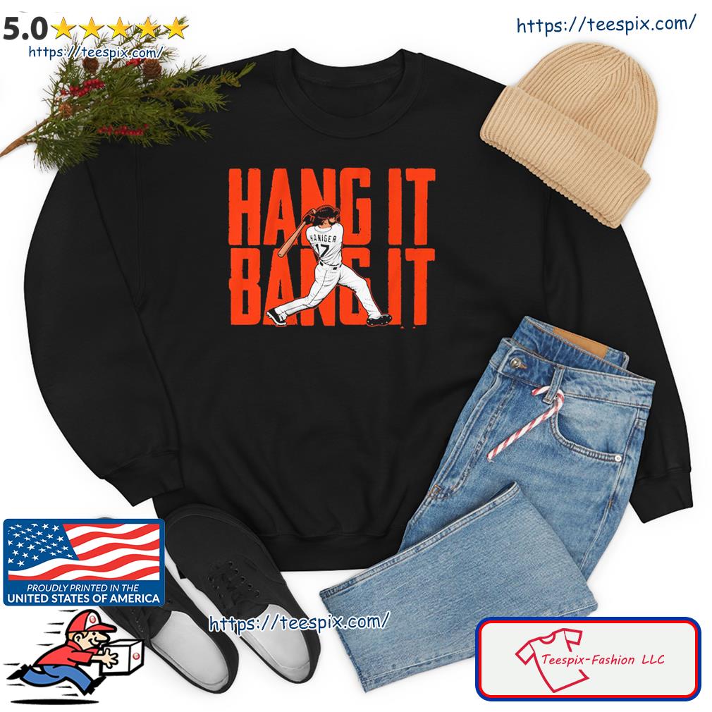 Mitch Haniger Hang It Bang It Mitch Haniger Bang It San Francisco T-Shirt,  hoodie, sweater, long sleeve and tank top