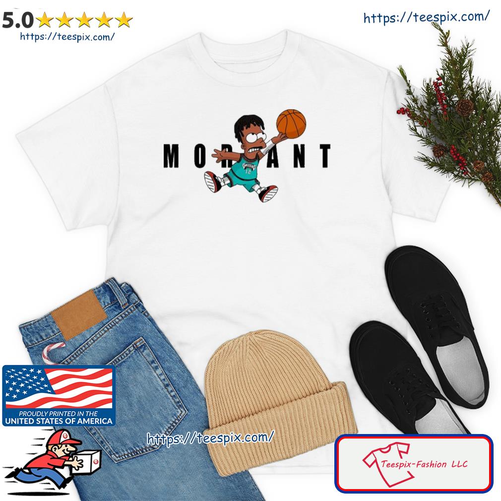 Morant The Simpsons Memphis Grizzlies Ja Morant White Shirt, hoodie,  sweater, long sleeve and tank top