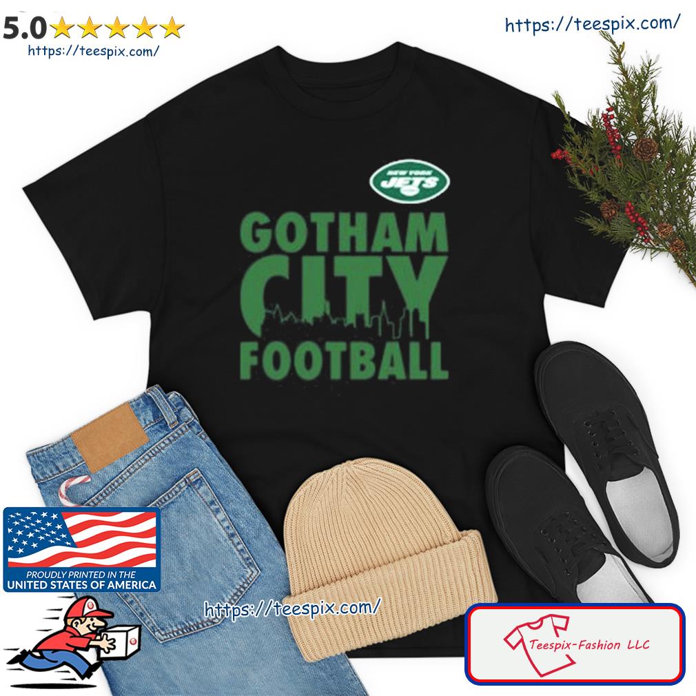 Ny Jets Gotham City Football Logo New York Jets T shirt - Limotees