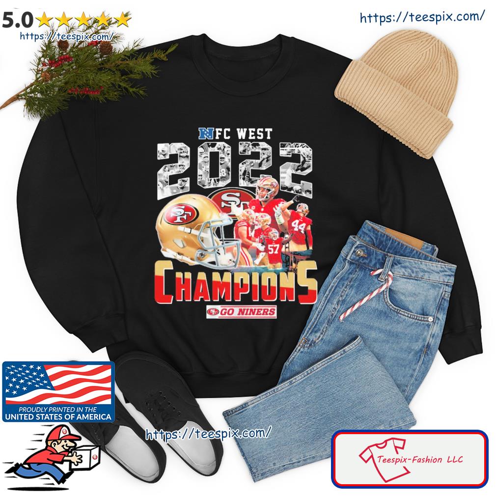 2022 NFC west champions san francisco 49ers shirt, hoodie, long