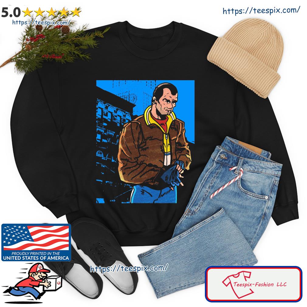 Niko Bellic The Cool Guy Grand Theft Auto Gta Graphic shirt