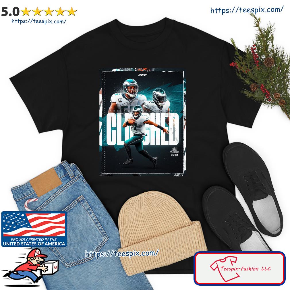 Philadelphia Eagles 2022 NFL Playoffs Clinched Top Design Shirt, hoodie,  sweater, long sleeve and tank top