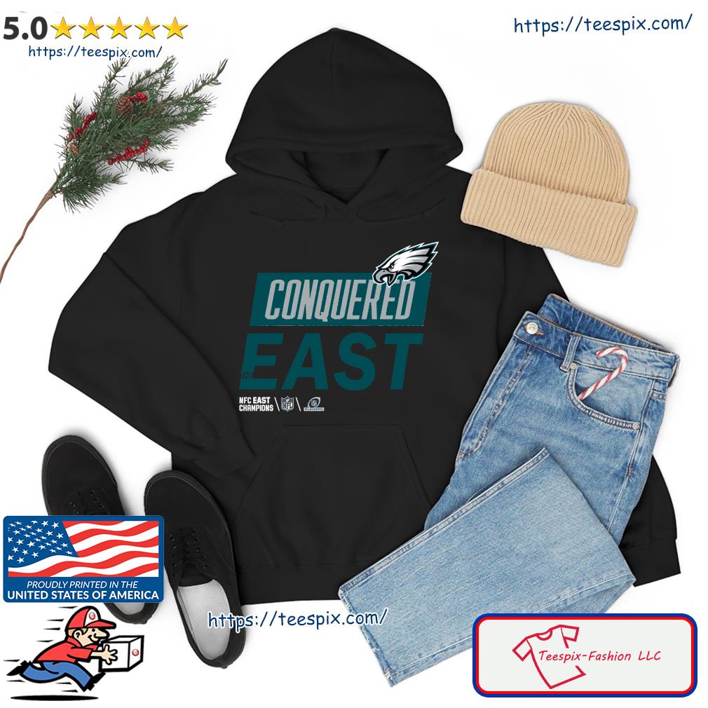 Philadelphia eagles conquered the east 2022 NFC east champions t shirt -  Limotees