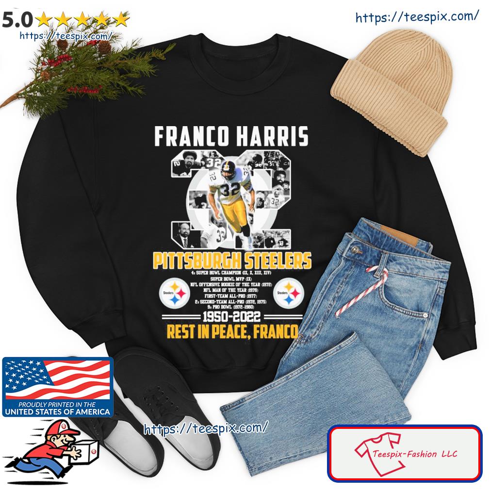 Official Rip franco Harris thank you for the memories 1950 2022