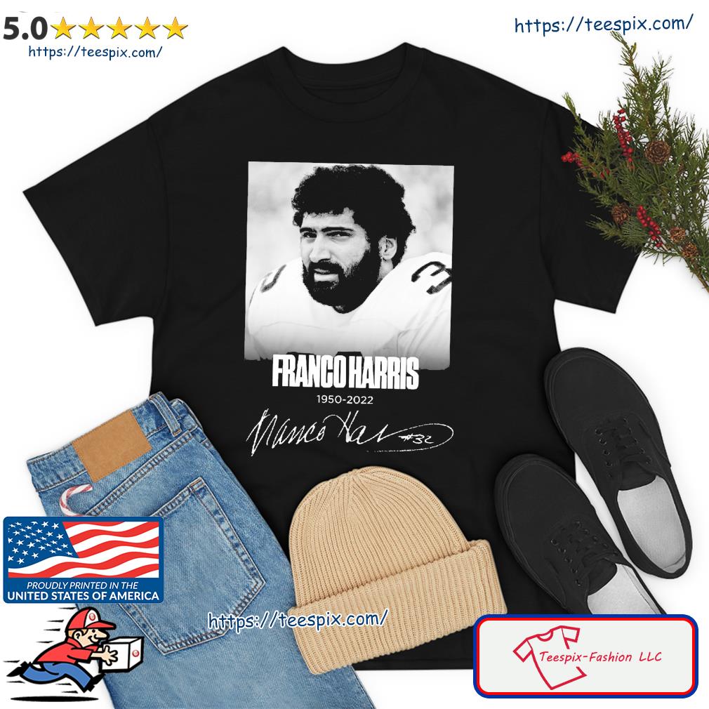 Rip Franco Harris Thank You For The Memories 1950 2022 shirt