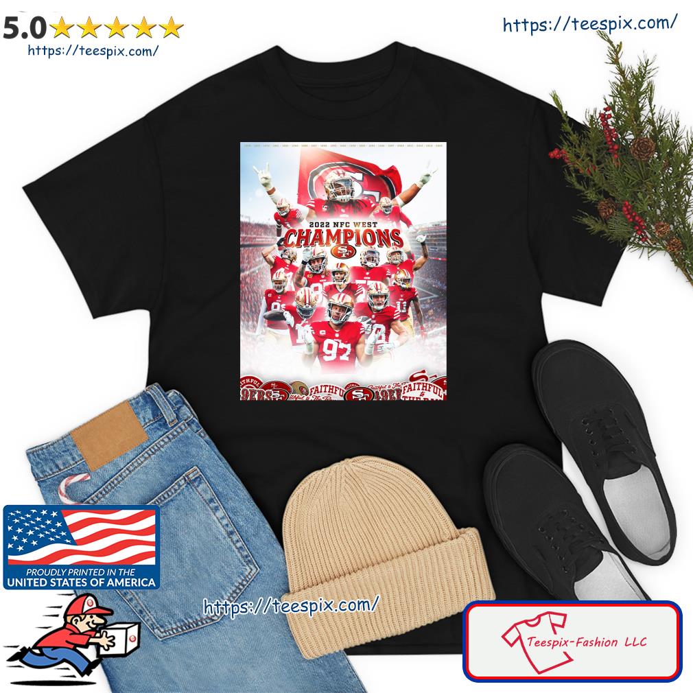 Signatures San Francisco 49ers 2022 NFC west champions shirt, hoodie,  sweater, long sleeve and tank top