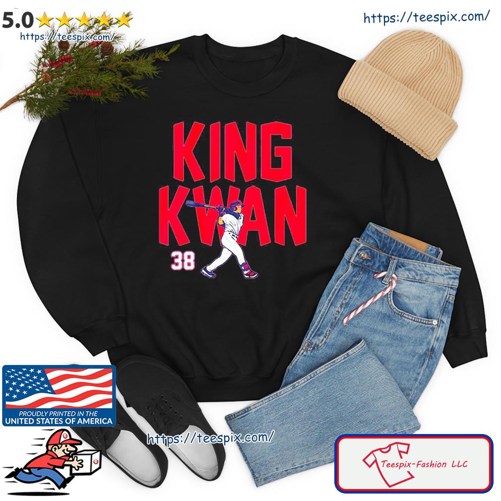 FREE shipping Steven Kwan 38 King Kwan Baseball shirt, Unisex tee, hoodie,  sweater, v-neck and tank top