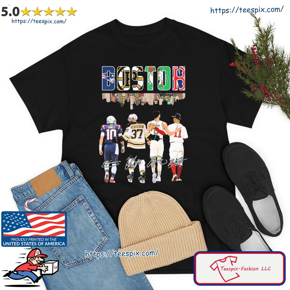 Boston Team Sports Jayson Tatum Mac Jones And Rafael Devers Signatures  shirt, hoodie, sweater, long sleeve and tank top