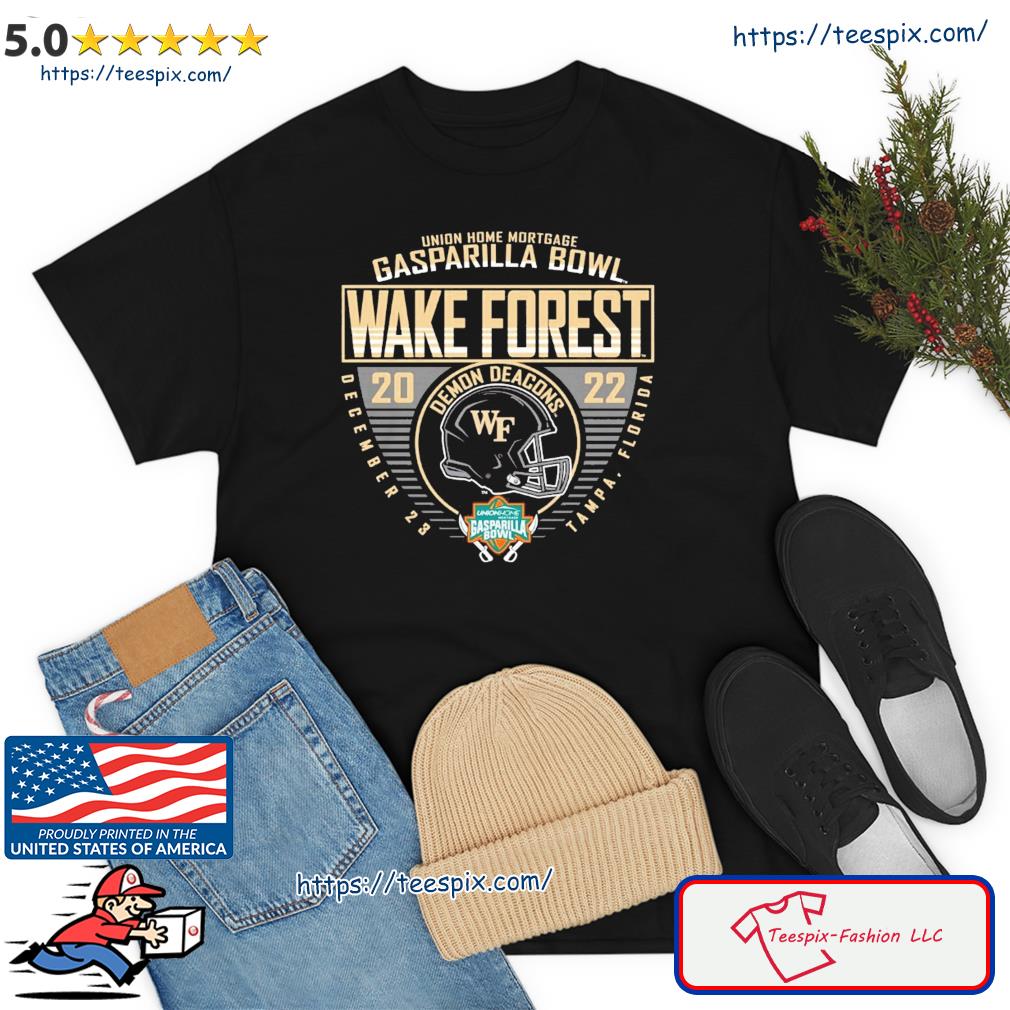 Wake Forest University Football 2022 Gasparilla Bowl Bound T-Shirt
