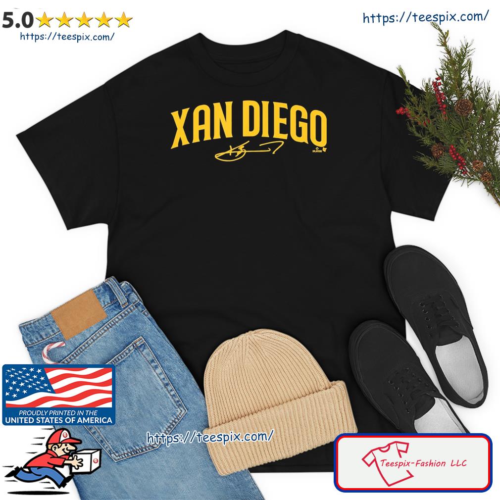 Xander Bogaerts - Xan Diego Modern - San Diego Baseball Tee Shirt