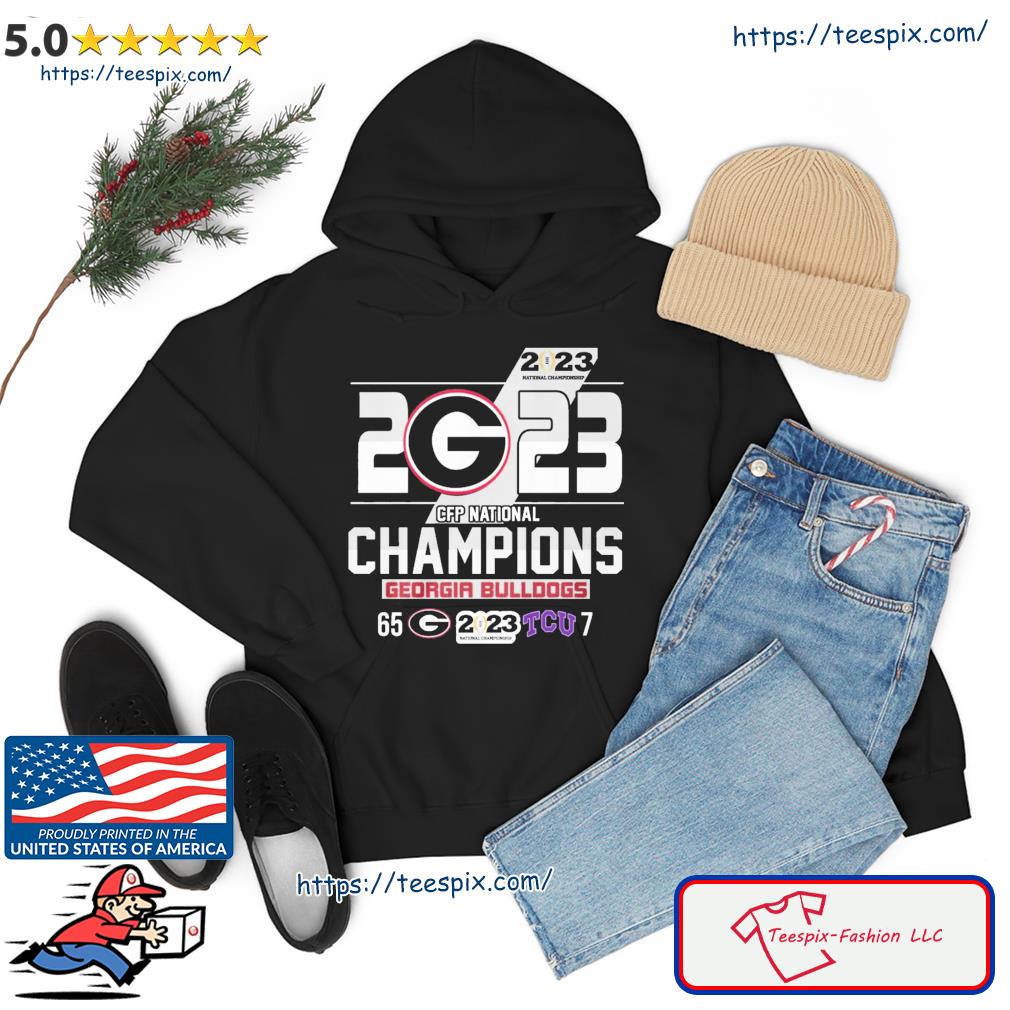 2023 Georgia Bulldogs Tcu Champions Shirt hoodie