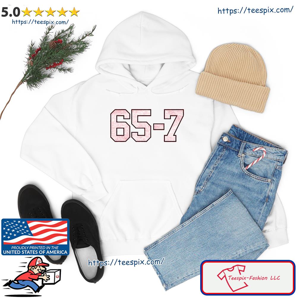 65-7 Georgia Beat TCU Shirt hoodie