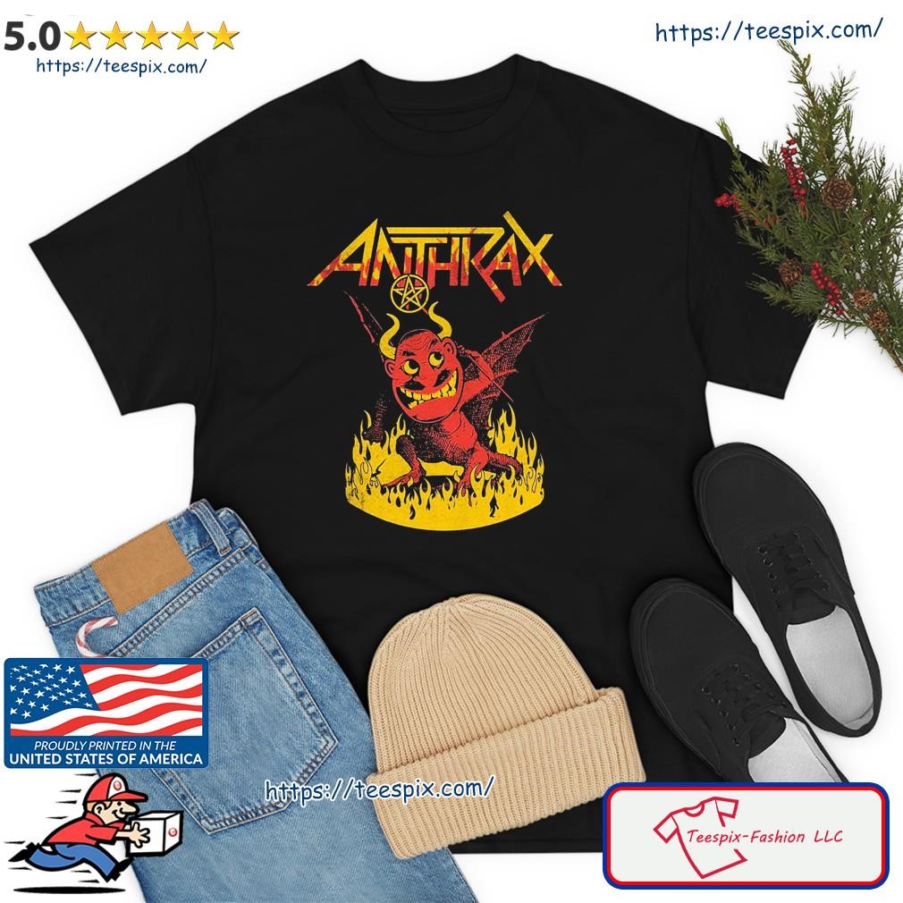 Devithrax Anthrax Band Inspired Art Shirt