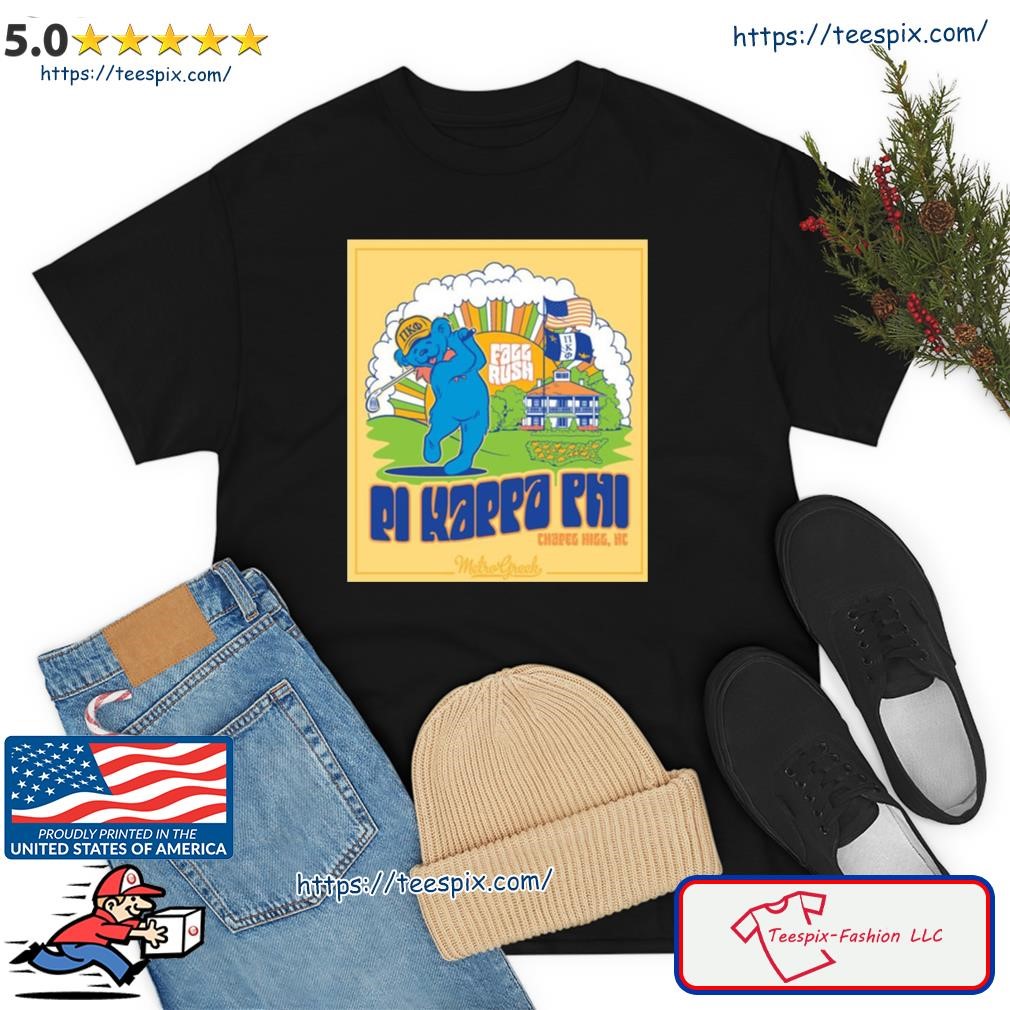 Grateful Dead Golfing Bear Fraternity Rush T-Shirt - Peanutstee