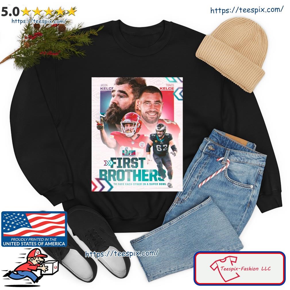 Jason Kelce Vs Travis Kelce First Brothers Shirt