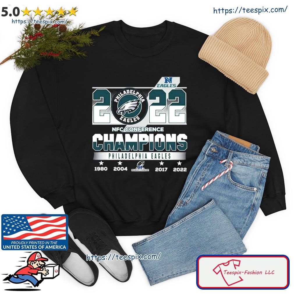 Funny 2023 philadelphia eagles conference championship shirt, hoodie,  sweater, long sleeve and tank top