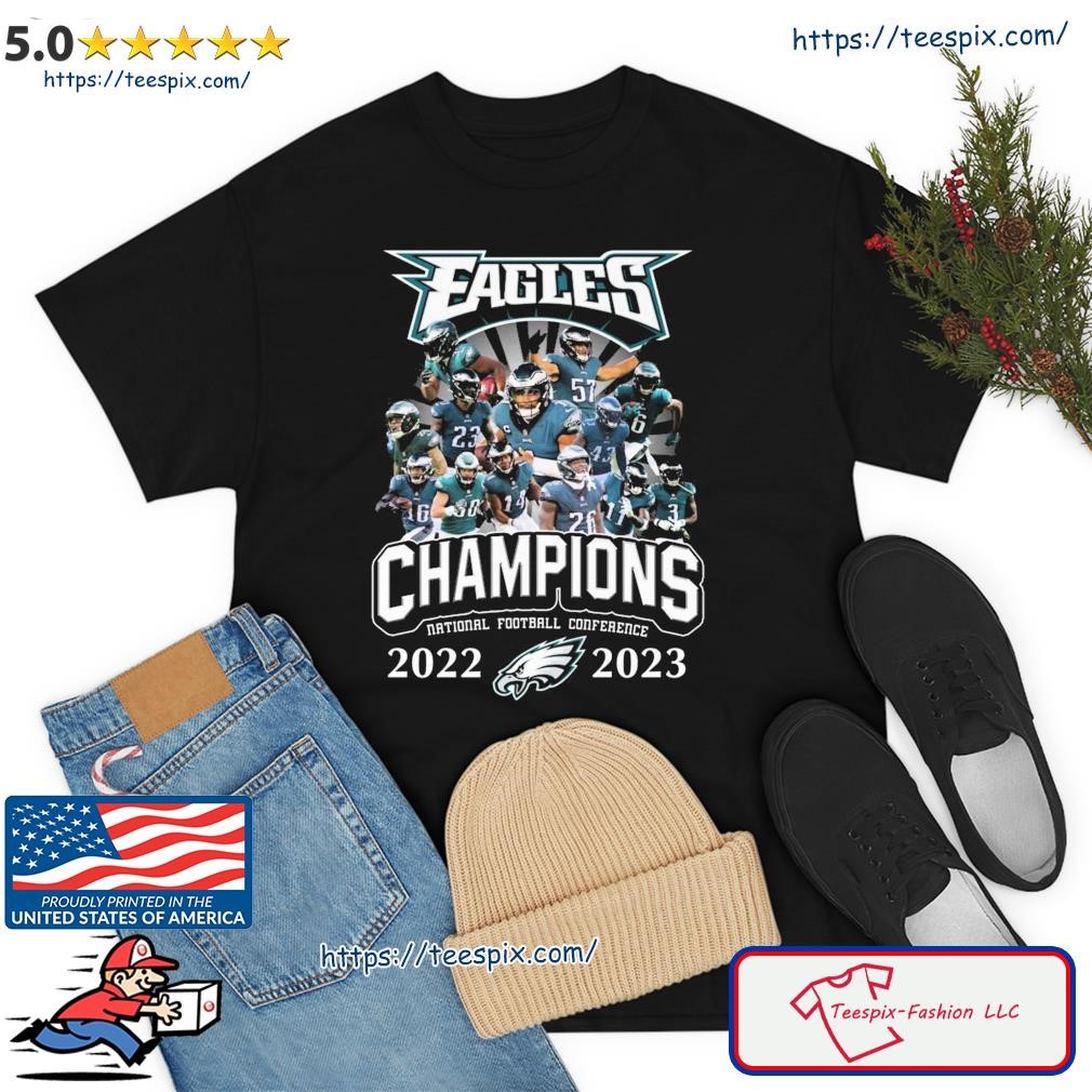 Philadelphia Eagles Team Champions National Football Conference 2022-2023 Shirt