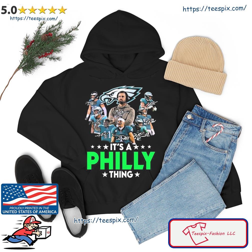 Hot philadelphia eagles team it's a philly thing signatures T