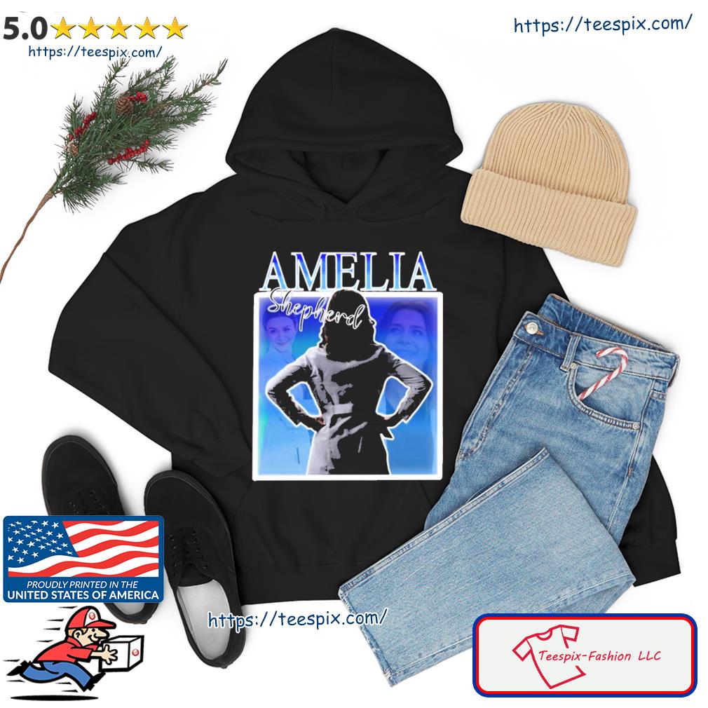 Amelia Shepherd Vintage Style Greys Anatomy Shirt hoodie