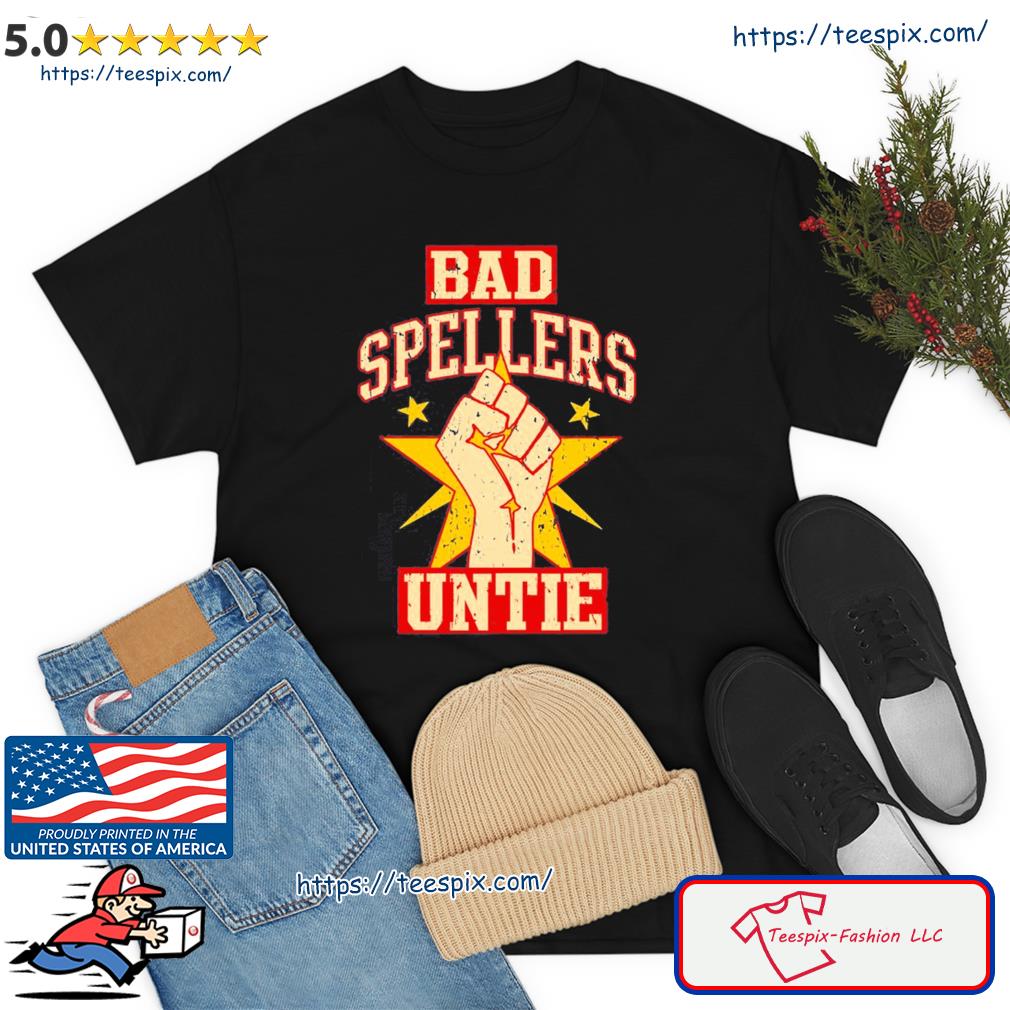 Bad Spellers Untie (Unite) New Era Heritage Blend Varsity Shirt