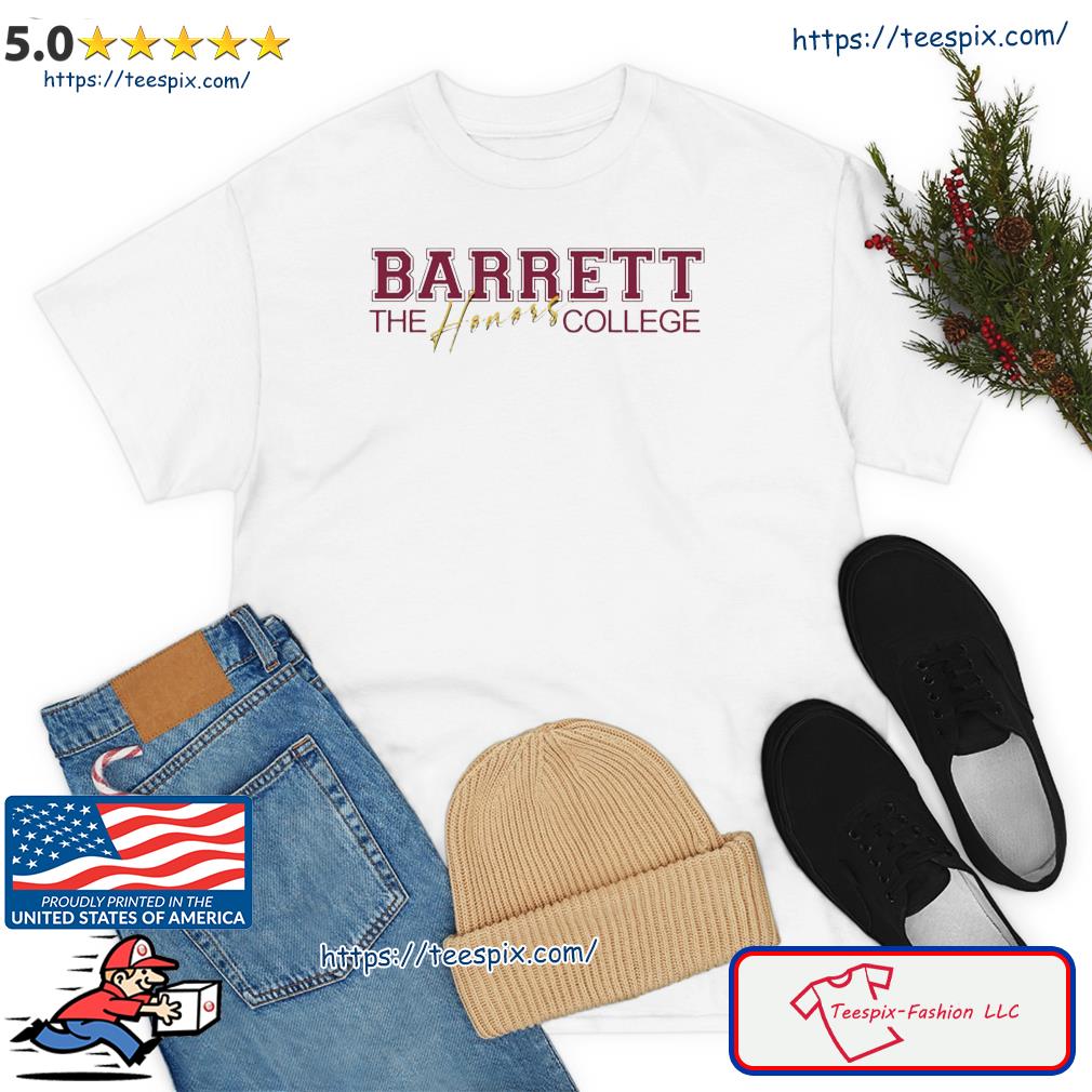 Barrett Honors College Red Logo Shirt