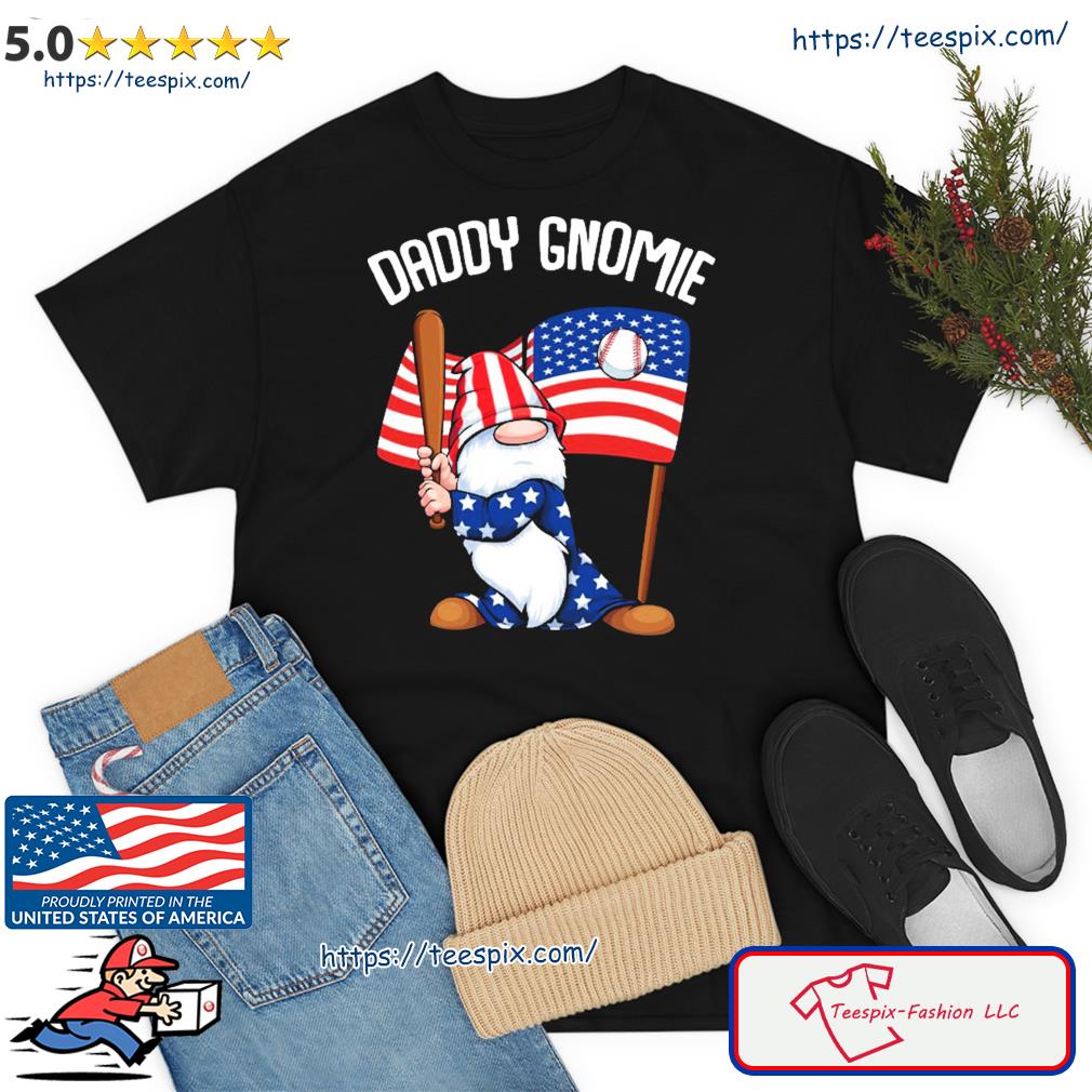 Basketball Daddy Gnome 4th Of July American Memorial Day Shirt